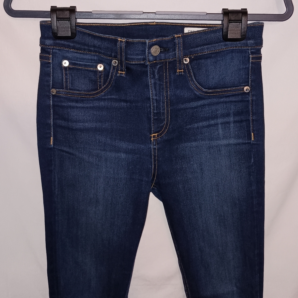 Womens' Rag & Bone High Rise Skinny Jeans Size 26 Made in USA - Picture 3 of 13